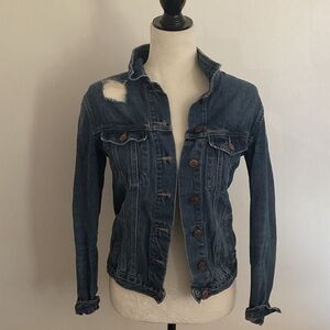 Streetwear Society Distressed Blue Jean Jacket